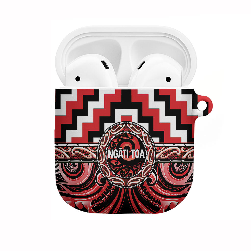 Aotearoa Ngati Toa AirPods Case Maori Iwi Poutama Puhoro Tattoo