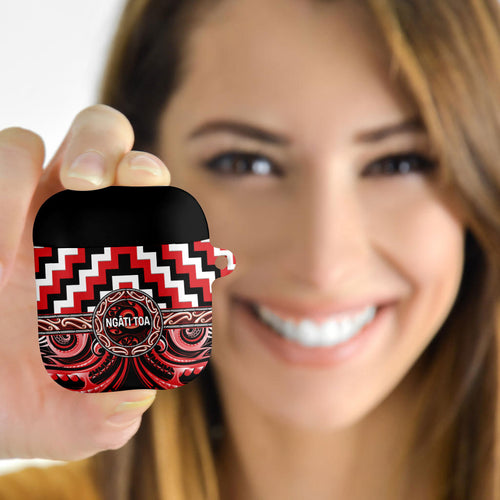 Aotearoa Ngati Toa AirPods Case Maori Iwi Poutama Puhoro Tattoo