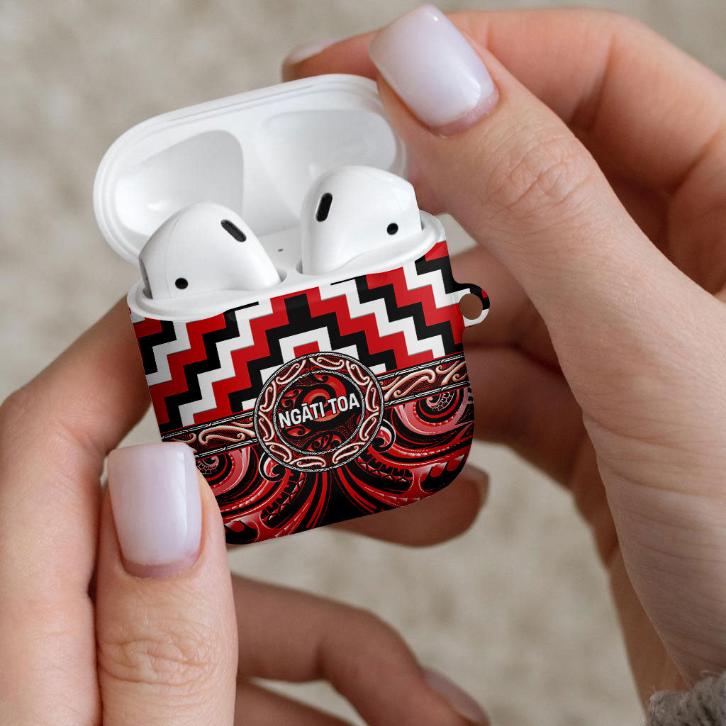 Aotearoa Ngati Toa AirPods Case Maori Iwi Poutama Puhoro Tattoo