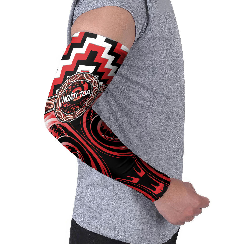 Aotearoa Ngati Toa Personalised Arm Sleeves Maori Iwi Poutama Puhoro Tattoo