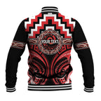 Aotearoa Ngati Toa Personalised Baseball Jacket Maori Iwi Poutama Puhoro Tattoo