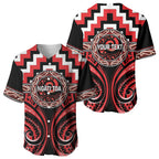 Aotearoa Ngati Toa Personalised Baseball Jersey Maori Iwi Poutama Puhoro Tattoo