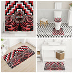 Aotearoa Ngati Toa Bathroom Set Maori Iwi Poutama Puhoro Tattoo