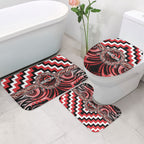 Aotearoa Ngati Toa Bathroom Set Maori Iwi Poutama Puhoro Tattoo