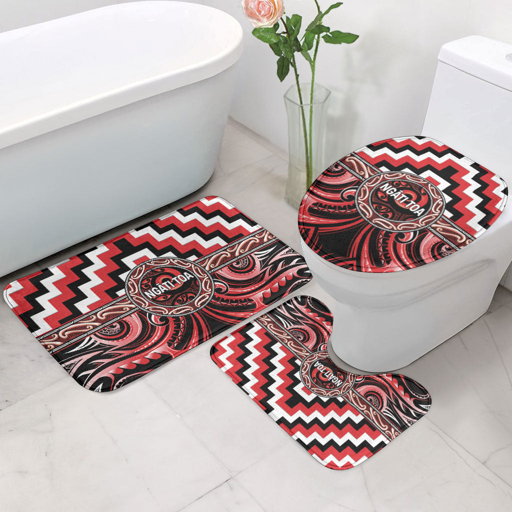 Aotearoa Ngati Toa Bathroom Set Maori Iwi Poutama Puhoro Tattoo