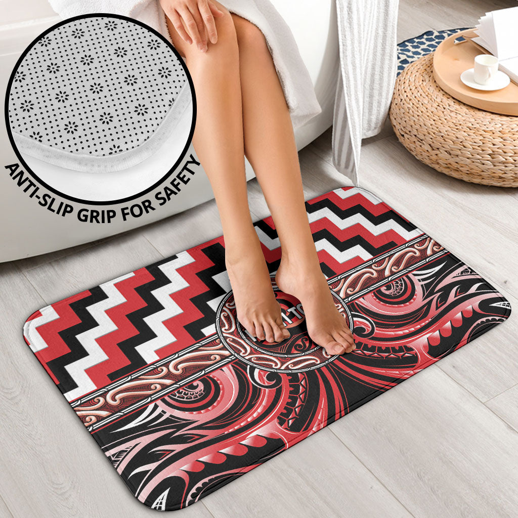 Aotearoa Ngati Toa Bathroom Set Maori Iwi Poutama Puhoro Tattoo