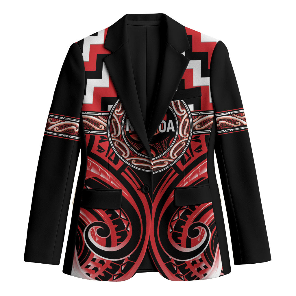 Aotearoa Ngati Toa Personalised Blazer Maori Iwi Poutama Puhoro Tattoo