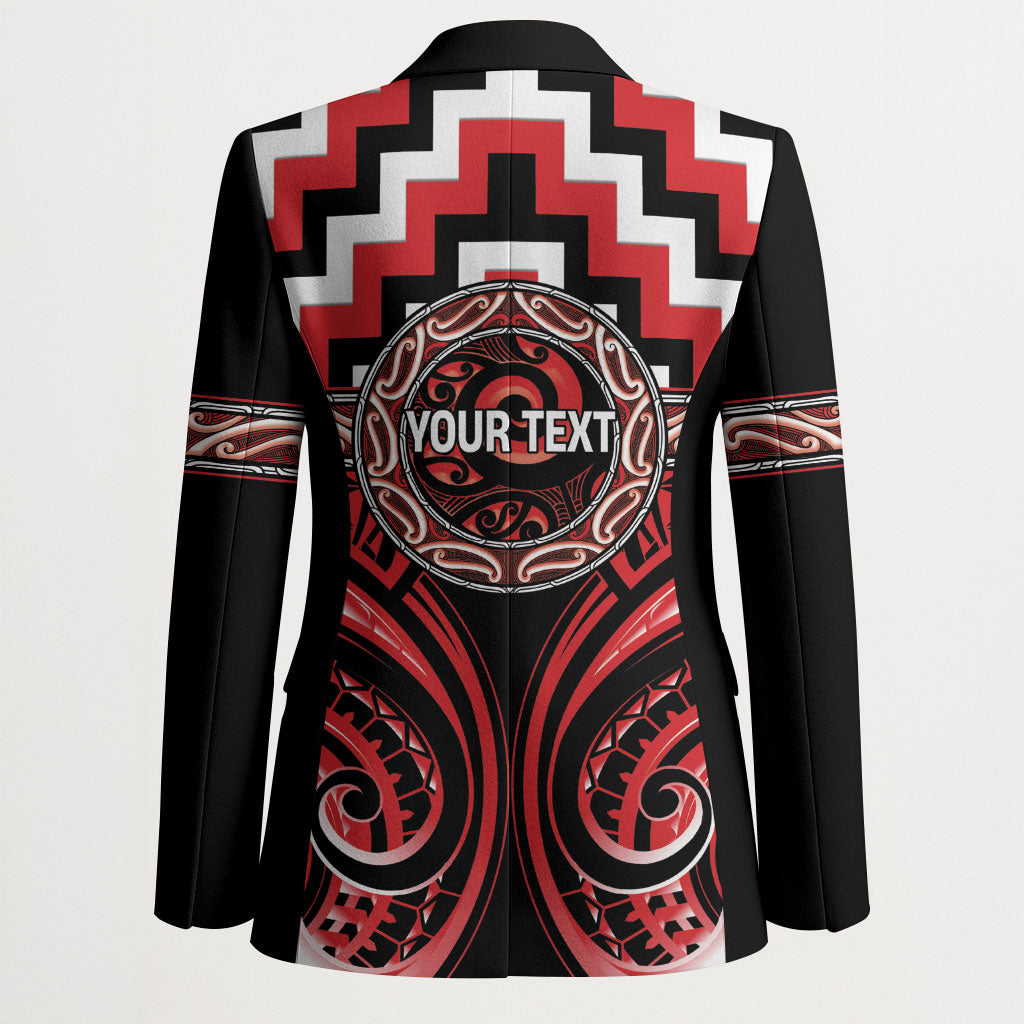 Aotearoa Ngati Toa Personalised Blazer Maori Iwi Poutama Puhoro Tattoo
