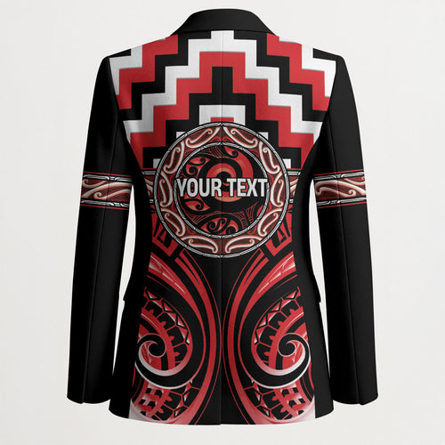 Aotearoa Ngati Toa Personalised Blazer Maori Iwi Poutama Puhoro Tattoo