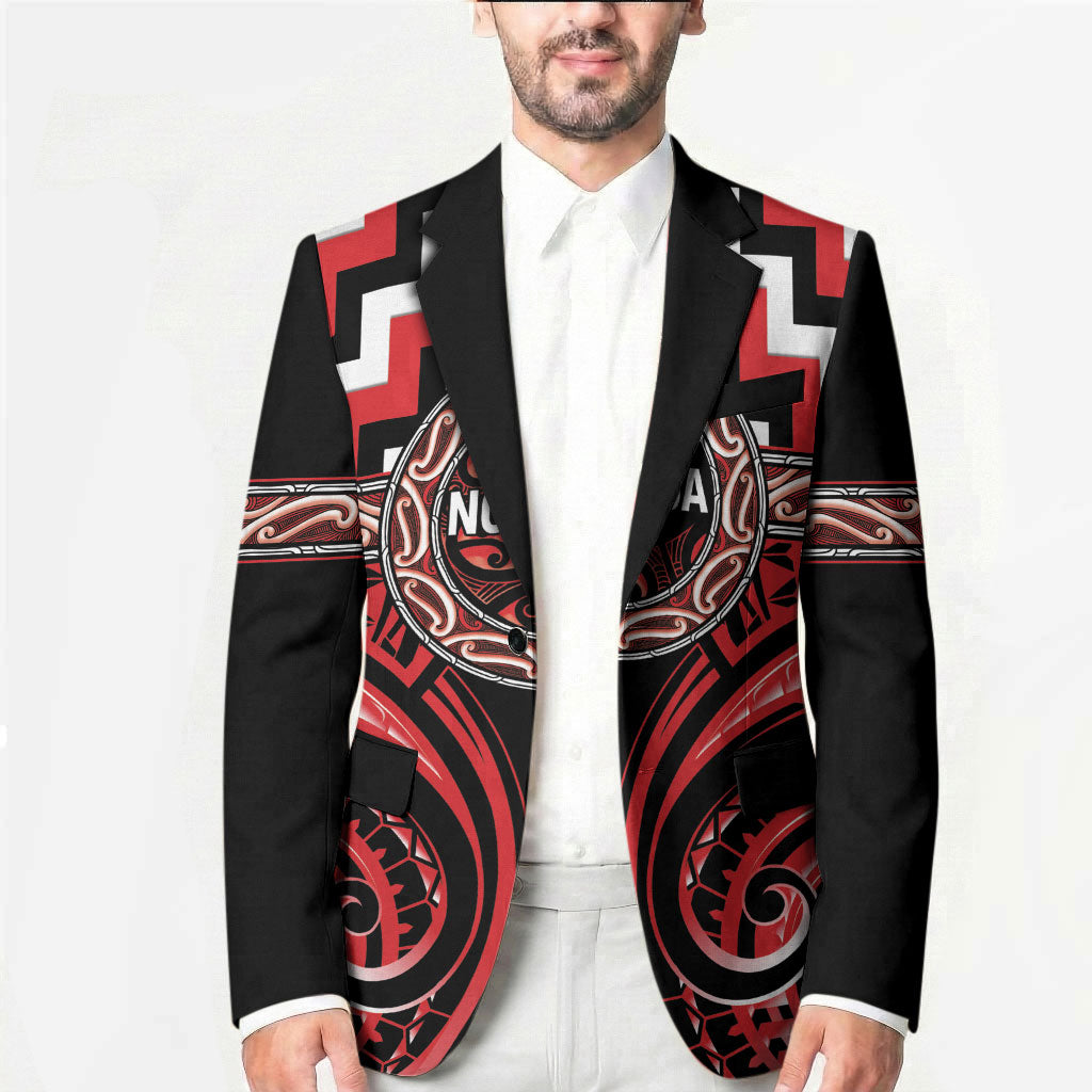 Aotearoa Ngati Toa Personalised Blazer Maori Iwi Poutama Puhoro Tattoo