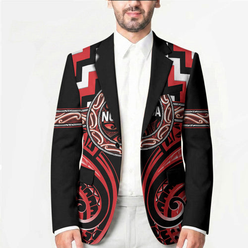Aotearoa Ngati Toa Personalised Blazer Maori Iwi Poutama Puhoro Tattoo