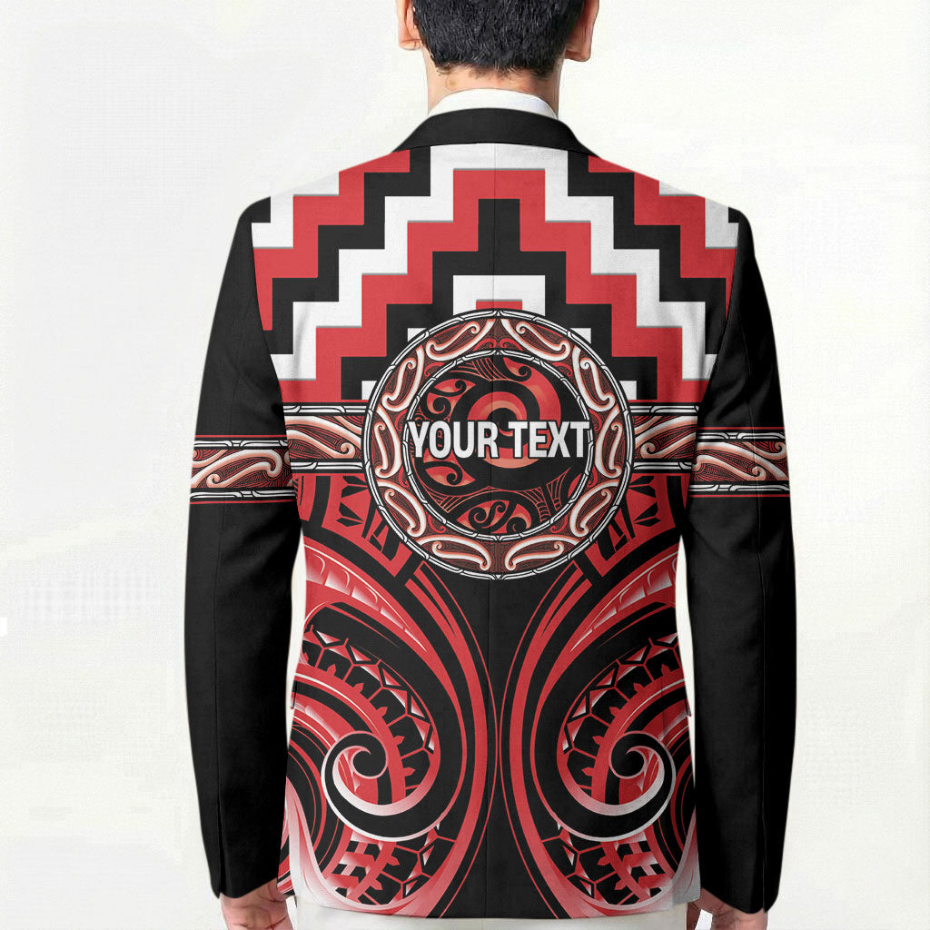 Aotearoa Ngati Toa Personalised Blazer Maori Iwi Poutama Puhoro Tattoo