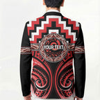 Aotearoa Ngati Toa Personalised Blazer Maori Iwi Poutama Puhoro Tattoo