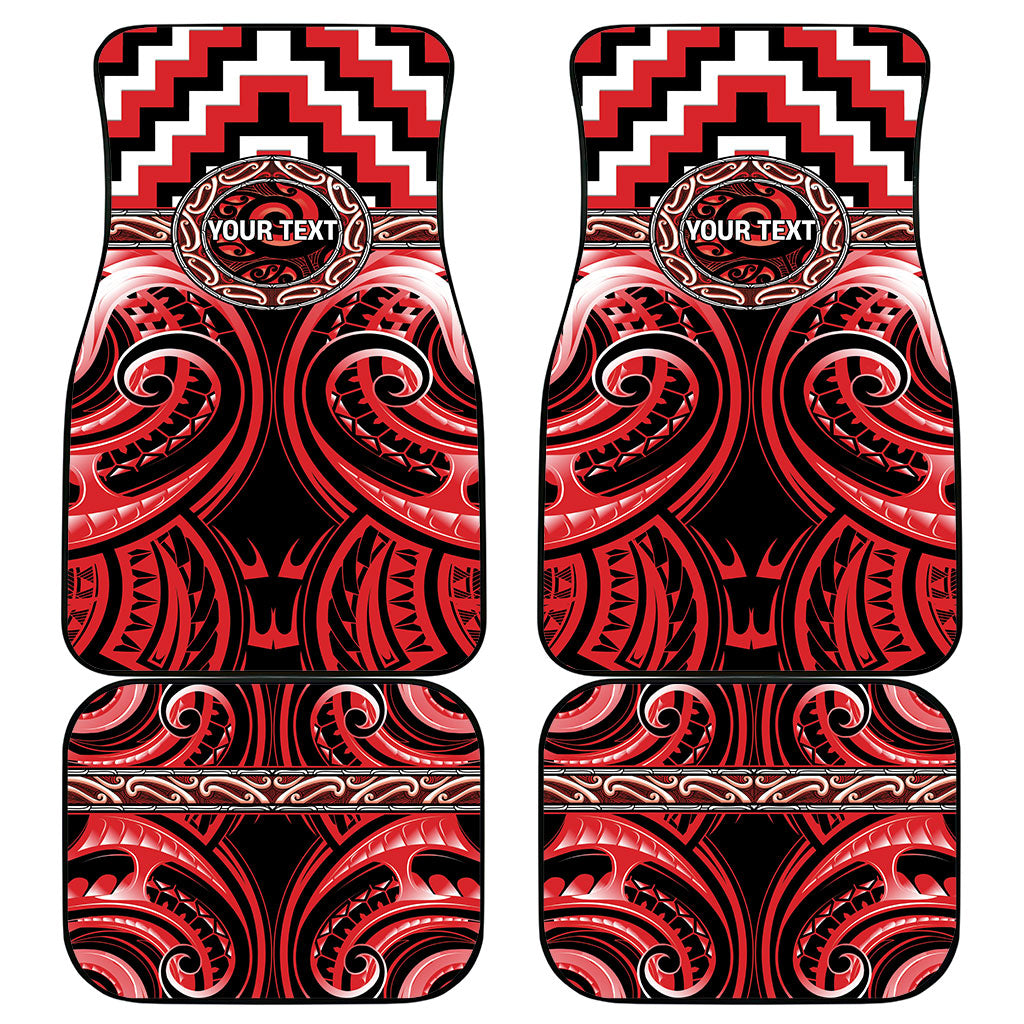 Aotearoa Ngati Toa Personalised Car Mats Maori Iwi Poutama Puhoro Tattoo