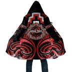 Aotearoa Ngati Toa Personalised Cloak Maori Iwi Poutama Puhoro Tattoo
