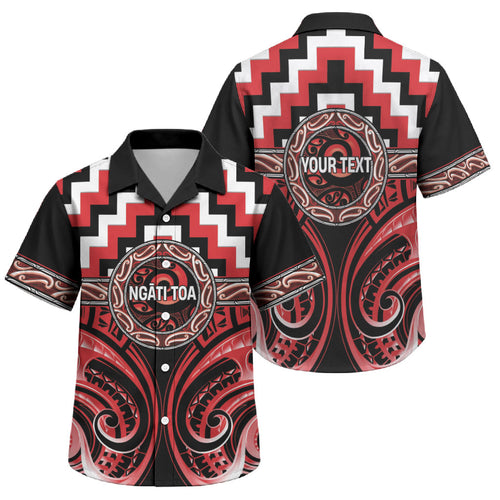 Aotearoa Ngati Toa Personalised Family Matching Summer Maxi Dress and Hawaiian Shirt Maori Iwi Poutama Puhoro Tattoo