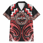 Aotearoa Ngati Toa Personalised Hawaiian Shirt Maori Iwi Poutama Puhoro Tattoo