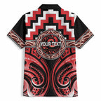Aotearoa Ngati Toa Personalised Hawaiian Shirt Maori Iwi Poutama Puhoro Tattoo