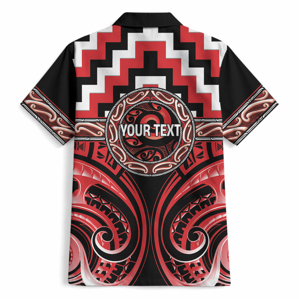 Aotearoa Ngati Toa Personalised Hawaiian Shirt Maori Iwi Poutama Puhoro Tattoo