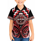 Aotearoa Ngati Toa Personalised Hawaiian Shirt Maori Iwi Poutama Puhoro Tattoo