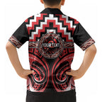 Aotearoa Ngati Toa Personalised Hawaiian Shirt Maori Iwi Poutama Puhoro Tattoo