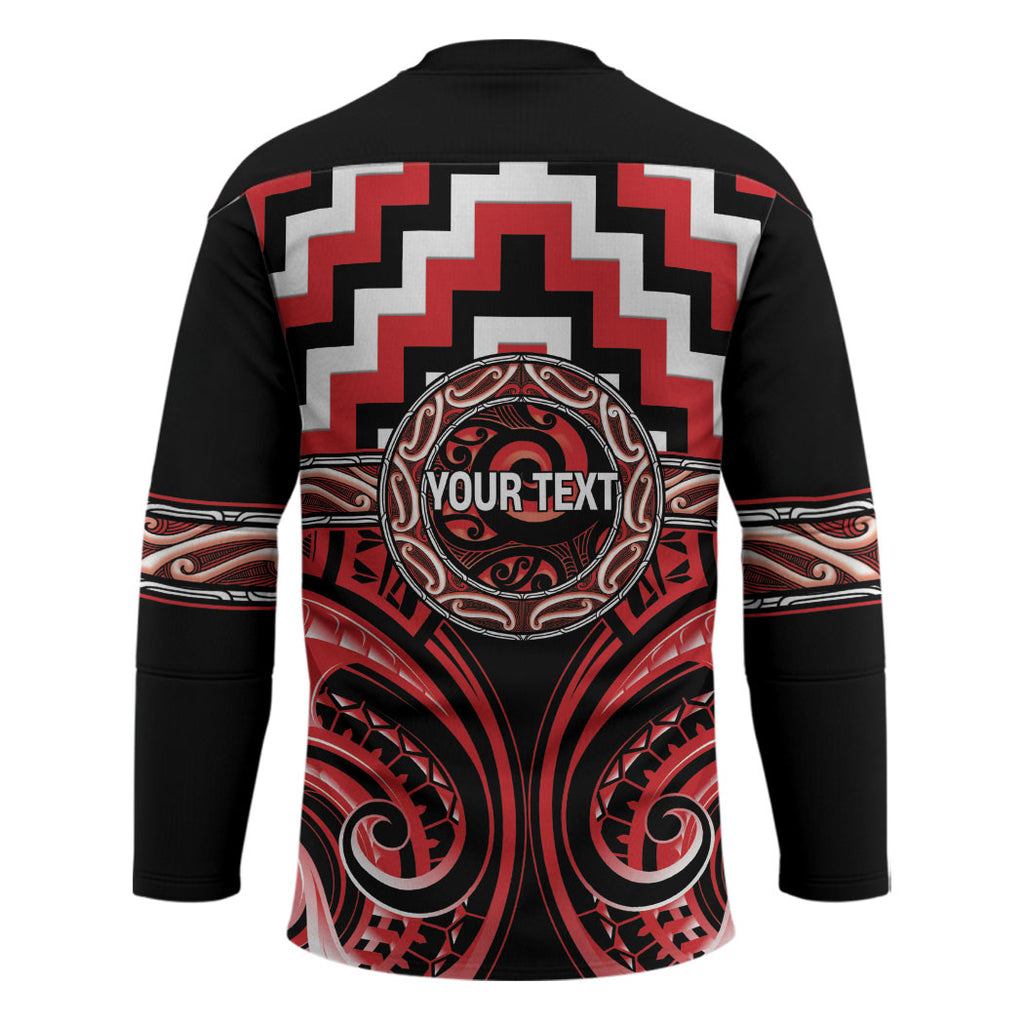 Aotearoa Ngati Toa Personalised Hockey Jersey Maori Iwi Poutama Puhoro Tattoo