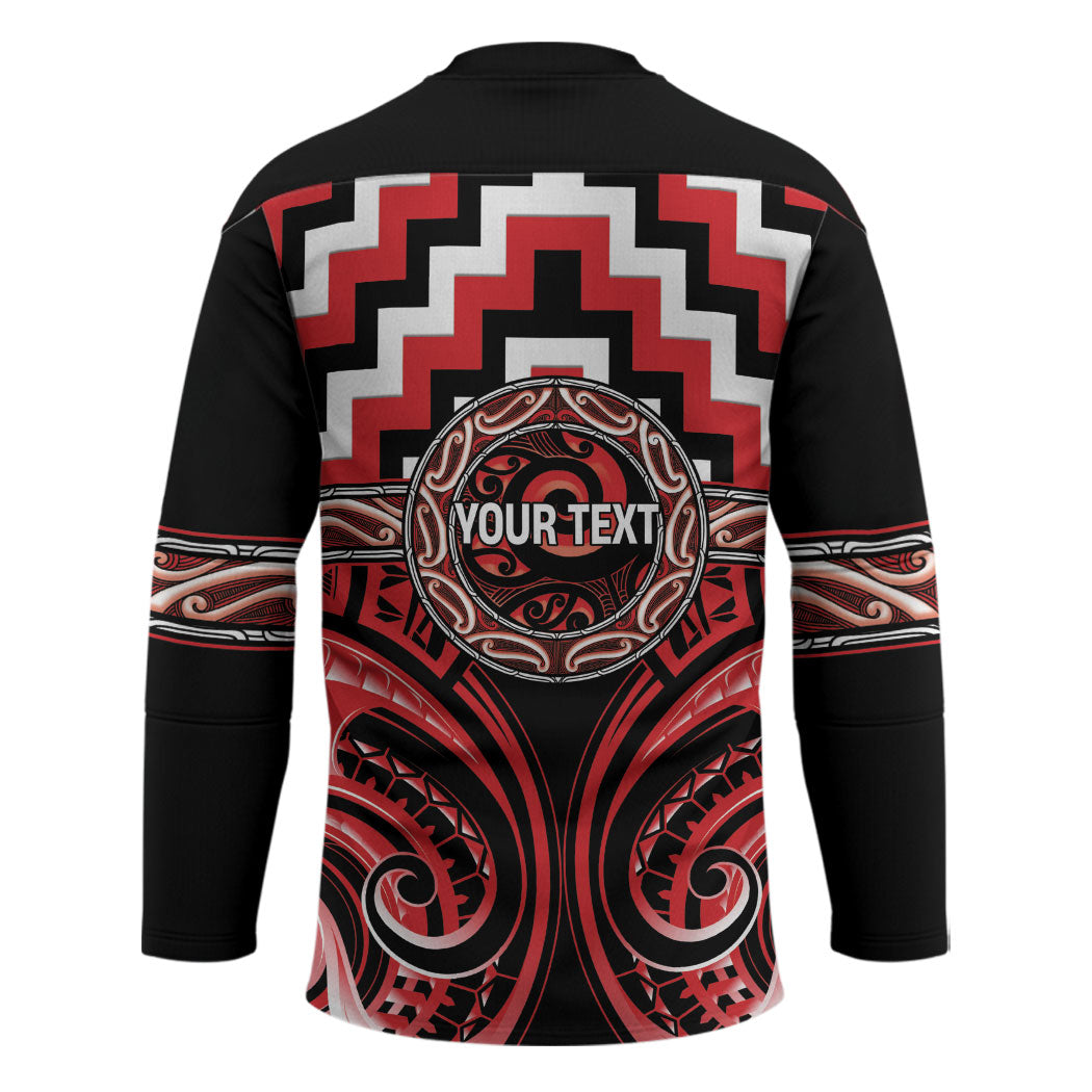 Aotearoa Ngati Toa Personalised Hockey Jersey Maori Iwi Poutama Puhoro Tattoo