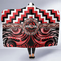 Aotearoa Ngati Toa Hooded Blanket Maori Iwi Poutama Puhoro Tattoo