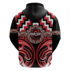 Aotearoa Ngati Toa Personalised Hoodie Maori Iwi Poutama Puhoro Tattoo