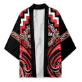 Aotearoa Ngati Toa Personalised Kimono Maori Iwi Poutama Puhoro Tattoo