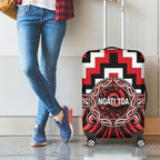 Aotearoa Ngati Toa Luggage Cover Maori Iwi Poutama Puhoro Tattoo