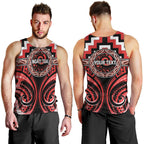 Aotearoa Ngati Toa Personalised Men Tank Top Maori Iwi Poutama Puhoro Tattoo