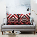 Aotearoa Ngati Toa Pillow Cover Maori Iwi Poutama Puhoro Tattoo