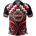 Aotearoa Ngati Toa Personalised Polo Shirt Maori Iwi Poutama Puhoro Tattoo