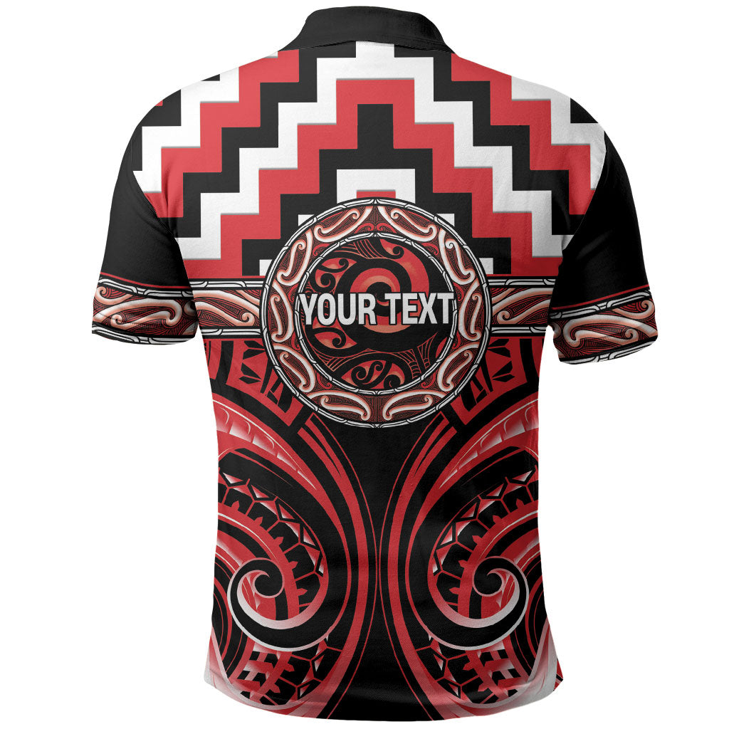 Aotearoa Ngati Toa Personalised Polo Shirt Maori Iwi Poutama Puhoro Tattoo