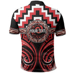Aotearoa Ngati Toa Personalised Polo Shirt Maori Iwi Poutama Puhoro Tattoo