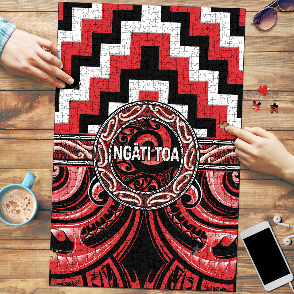 Aotearoa Ngati Toa Puzzle Maori Iwi Poutama Puhoro Tattoo