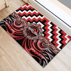 Aotearoa Ngati Toa Rubber Doormat Maori Iwi Poutama Puhoro Tattoo