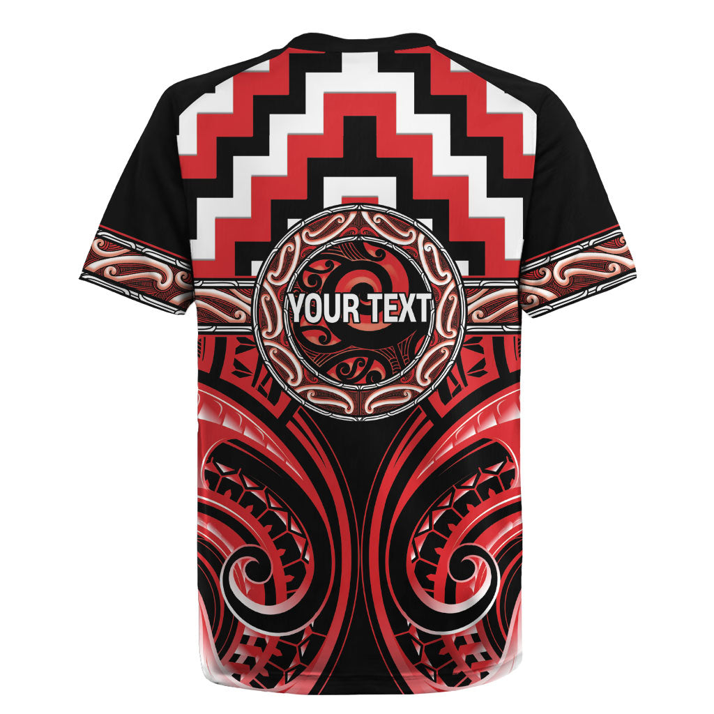Aotearoa Ngati Toa Personalised Rugby Jersey Maori Iwi Poutama Puhoro Tattoo