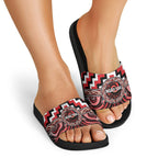 Aotearoa Ngati Toa Slide Sandals Maori Iwi Poutama Puhoro Tattoo