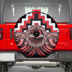 Aotearoa Ngati Toa Spare Tire Cover Maori Iwi Poutama Puhoro Tattoo