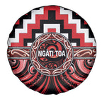 Aotearoa Ngati Toa Spare Tire Cover Maori Iwi Poutama Puhoro Tattoo