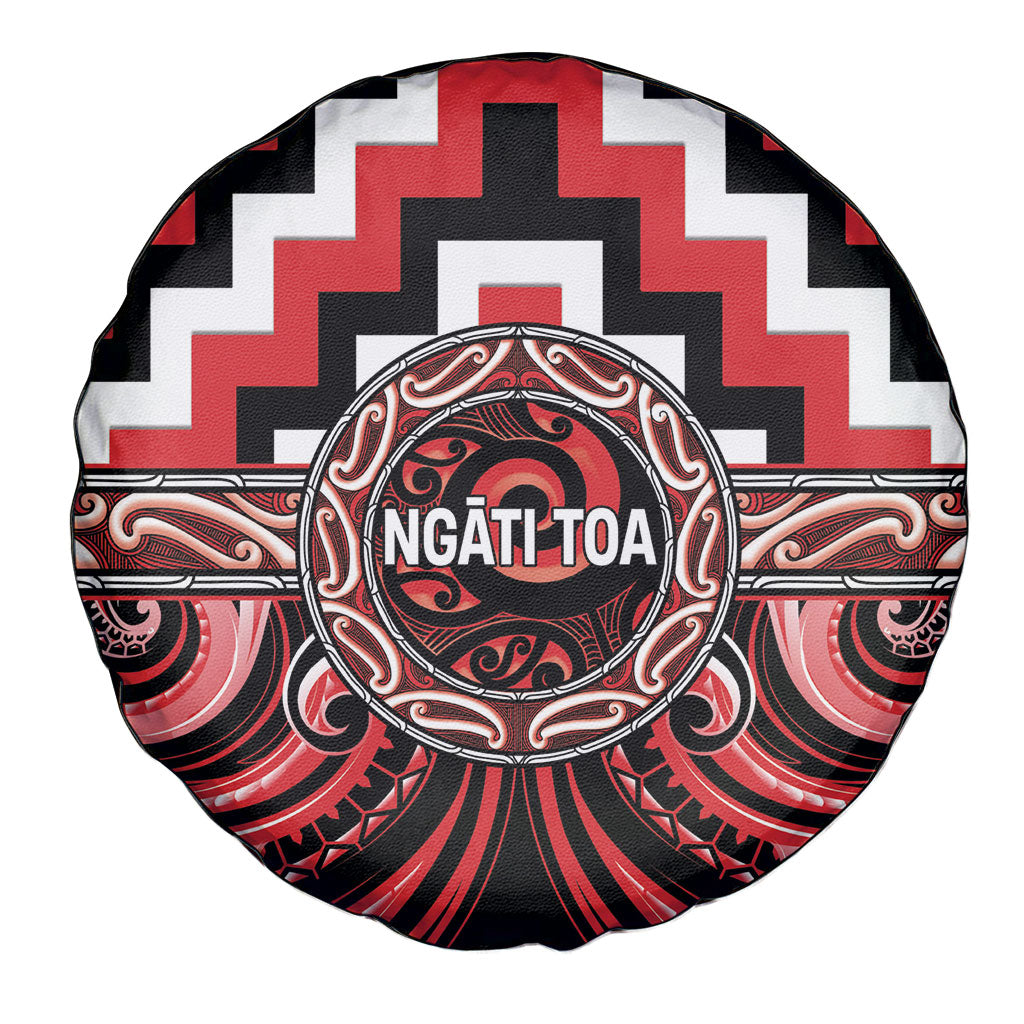 Aotearoa Ngati Toa Spare Tire Cover Maori Iwi Poutama Puhoro Tattoo