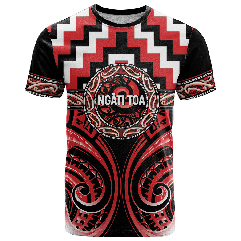 Aotearoa Ngati Toa Personalised T Shirt Maori Iwi Poutama Puhoro Tattoo