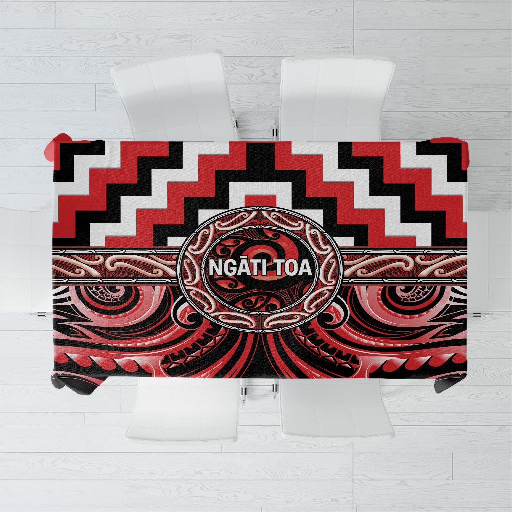 Aotearoa Ngati Toa Tablecloth Maori Iwi Poutama Puhoro Tattoo