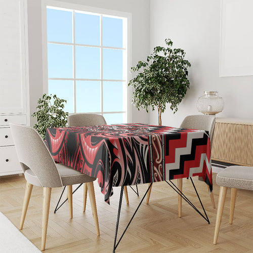 Aotearoa Ngati Toa Tablecloth Maori Iwi Poutama Puhoro Tattoo