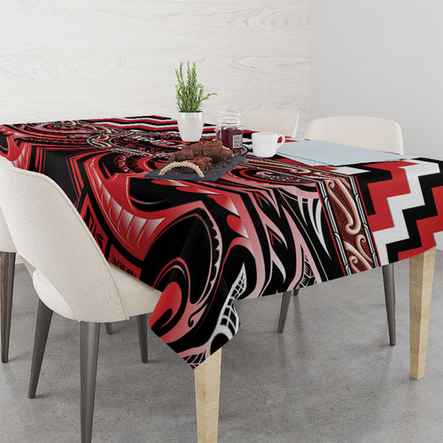 Aotearoa Ngati Toa Tablecloth Maori Iwi Poutama Puhoro Tattoo