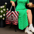 Aotearoa Ngati Toa Tote Bag Maori Iwi Poutama Puhoro Tattoo