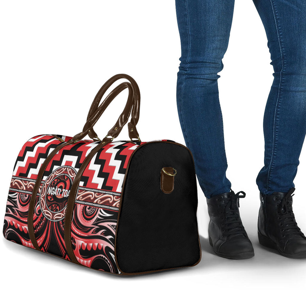 Aotearoa Ngati Toa Travel Bag Maori Iwi Poutama Puhoro Tattoo