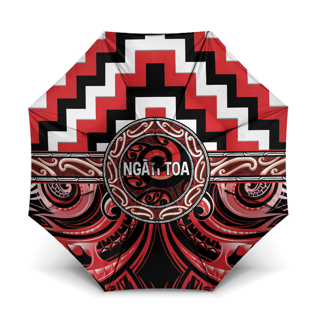 Aotearoa Ngati Toa Umbrella Maori Iwi Poutama Puhoro Tattoo